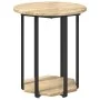 Mesa auxiliar de 2 piezas de madera de roble Sonoma y metal von , Seitentische - Ref: Foro24-869715, Preis: 69,24 €, Rabatt: ...