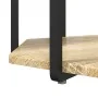 Mesa auxiliar de 2 piezas de madera de roble Sonoma y metal von , Seitentische - Ref: Foro24-869715, Preis: 69,24 €, Rabatt: ...