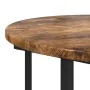 Mesa Lateral 2 pcs de Madera de Roble Ahumada y Metal | Foro24.es | Tu tienda online para hogar, jardín y más Foro24.es