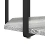 Mesa Lateral 2 pcs Gris Sonoma de Madera y Metal | Foro24.es | Tu tienda online para hogar, jardín y más Foro24.es
