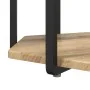 Juego de 2 mesas laterales de roble, madera de ingeniería y metal | Foro24.es | Tu tienda online para hogar, jardín y más Foro24.es