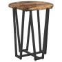 Mesa Auxiliar 2 Pzs de Roble Ahumado con Madera Ingenierizada y Metal | Foro24.es | Tu tienda online para hogar, jardín y más Foro24.es