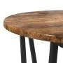 Mesa Auxiliar 2 Pzs de Roble Ahumado con Madera Ingenierizada y Metal | Foro24.es | Tu tienda online para hogar, jardín y más Foro24.es