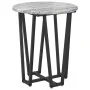 Mesa auxiliar de 2 piezas en gris Sonoma, hecha de madera y metal | Foro24.es | Tu tienda online para hogar, jardín y más Foro24.es