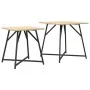 Mesa Auxiliar 2 piezas de Madera de Sonoma y Metal | Foro24.es | Tu tienda online para hogar, jardín y más Foro24.es