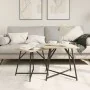 Mesa Auxiliar 2 piezas de Madera de Sonoma y Metal | Foro24.es | Tu tienda online para hogar, jardín y más Foro24.es