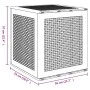 Caja de Almacenamiento Antracita 55x53x57 cm PP von , Aufbewahrungsboxen für den Außenbereich - Ref: Foro24-870579, Preis: 57...