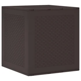 Caja de Almacenamiento Marrón 55x53x57 cm PP