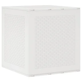 Caja de almacenamiento exterior blanca 55x53x57 cm PP by , Outdoor storage boxes - Ref: Foro24-870581, Price: 58,20 €, Discou...