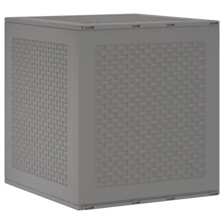 Caja de Almacenamiento Jardín Gris Claro 55x53x57 cm PP von , Aufbewahrungsboxen für den Außenbereich - Ref: Foro24-870582, P...