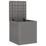 Caja de Almacenamiento Jardín Gris Claro 55x53x57 cm PP von , Aufbewahrungsboxen für den Außenbereich - Ref: Foro24-870582, P...