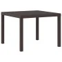 Mesa de Exterior Marrón Polipropileno Cuadrada 1 m Ligera von , Gartentische - Ref: Foro24-871681, Preis: 87,73 €, Rabatt: -5%%