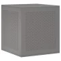 Caja de Almacenamiento Jardín Gris Claro 55x53x57 cm PP von , Aufbewahrungsboxen für den Außenbereich - Ref: Foro24-870582, P...