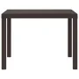 Mesa de Exterior Marrón Polipropileno Cuadrada 1 m Ligera von , Gartentische - Ref: Foro24-871681, Preis: 87,73 €, Rabatt: -5%%