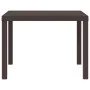Mesa de Exterior Marrón Polipropileno Cuadrada 1 m Ligera von , Gartentische - Ref: Foro24-871681, Preis: 87,73 €, Rabatt: -5%%