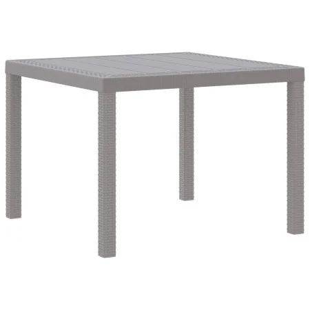 Mesa al Aire Libre Gris Claro Plástico Estándar Duradera by , Garden tables - Ref: Foro24-871683, Price: 90,87 €, Discount: -5%%