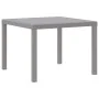Mesa al Aire Libre Gris Claro Plástico Estándar Duradera by , Garden tables - Ref: Foro24-871683, Price: 90,87 €, Discount: -5%%