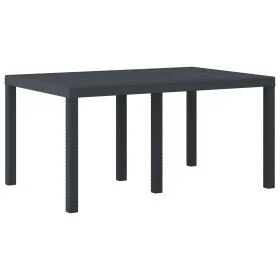 Mesa Exterior Antracita Plástico Mediana Duradera Mesa de Patio by , Garden tables - Ref: Foro24-871684, Price: 128,14 €, Dis...