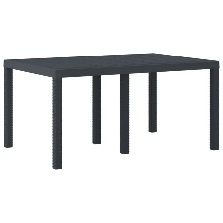 Mesa Exterior Antracita Plástico Mediana Duradera Mesa de Patio by , Garden tables - Ref: Foro24-871684, Price: 128,14 €, Dis...