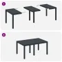 Mesa Exterior Antracita Plástico Mediana Duradera Mesa de Patio by , Garden tables - Ref: Foro24-871684, Price: 128,14 €, Dis...