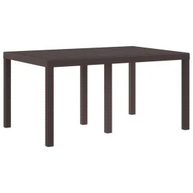 Mesa Exterior Marrón Plástico Grande Ligera von , Gartentische - Ref: Foro24-871685, Preis: 128,14 €, Rabatt: -5%%