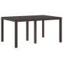 Mesa Exterior Marrón Plástico Grande Ligera by , Garden tables - Ref: Foro24-871685, Price: 128,14 €, Discount: -5%%