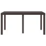 Mesa Exterior Marrón Plástico Grande Ligera by , Garden tables - Ref: Foro24-871685, Price: 128,14 €, Discount: -5%%
