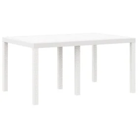 Mesa Exterior Blanca Polipropileno Mediana Duradera von , Gartentische - Ref: Foro24-871686, Preis: 128,14 €, Rabatt: -5%%
