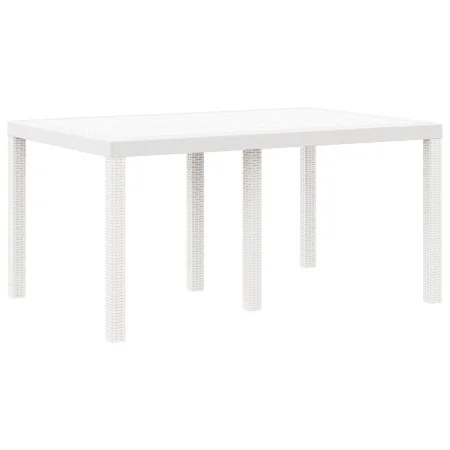 Mesa Exterior Blanca Polipropileno Mediana Duradera by , Garden tables - Ref: Foro24-871686, Price: 128,14 €, Discount: -5%%