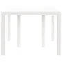 Mesa Exterior Blanca Polipropileno Mediana Duradera by , Garden tables - Ref: Foro24-871686, Price: 128,14 €, Discount: -5%%