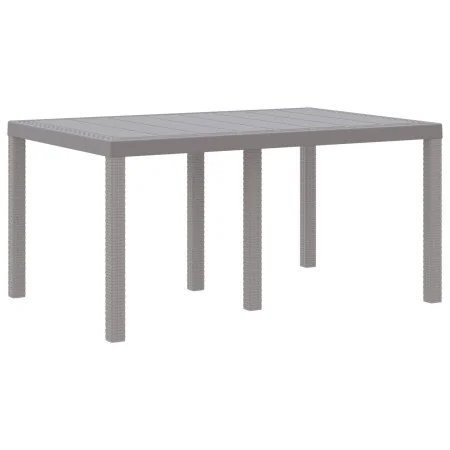 Mesa Exterior Gris Claro Plástico Mediana Duradera by , Garden tables - Ref: Foro24-871687, Price: 132,74 €, Discount: -5%%