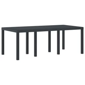 Mesa de Jardín Antracita 200x100x73 cm de Polirratán von , Gartentische - Ref: Foro24-871688, Preis: 163,00 €, Rabatt: -5%%