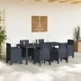 Mesa de Jardín Antracita 200x100x73 cm de Polirratán de , Mesas de jardín - Ref: Foro24-871688, Precio: 163,00 €, Descuento: ...