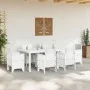 Mesa de Jardín Blanca 200x100x73 cm de Polyratán | Foro24.es | Tu tienda online para hogar, jardín y más Foro24.es