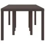 Mesa de Jardín Marrón 250x100x73 cm de Rattan Sintético by , Garden tables - Ref: Foro24-871693, Price: 183,40 €, Discount: -5%%
