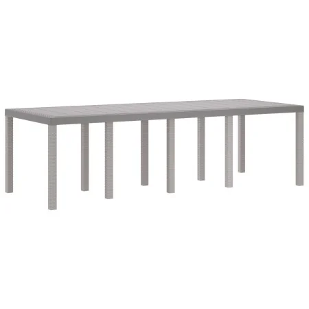 mesa de patio Gris claro Metal, materiales sintéticos Grande by , Garden tables - Ref: Foro24-871695, Price: 189,96 €, Discou...