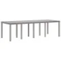 mesa de patio Gris claro Metal, materiales sintéticos Grande by , Garden tables - Ref: Foro24-871695, Price: 189,96 €, Discou...