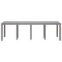 mesa de patio Gris claro Metal, materiales sintéticos Grande by , Garden tables - Ref: Foro24-871695, Price: 189,96 €, Discou...
