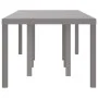 mesa de patio Gris claro Metal, materiales sintéticos Grande by , Garden tables - Ref: Foro24-871695, Price: 189,96 €, Discou...