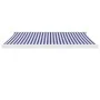 Toldo retráctil aluminio y tela azul y blanco 3x2,5 m by , Awnings - Ref: Foro24-3154521, Price: 422,44 €, Discount: -5%%
