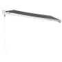 Toldo retráctil aluminio y tela gris antracita 3,5x2,5 m by , Awnings - Ref: Foro24-3154537, Price: 431,04 €, Discount: -5%%