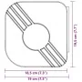 Toldo retráctil aluminio y tela gris antracita 3,5x2,5 m by , Awnings - Ref: Foro24-3154537, Price: 431,04 €, Discount: -5%%