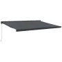 Toldo retráctil aluminio y tela gris antracita 4x3 m von , Markisen - Ref: Foro24-3154563, Preis: 462,60 €, Rabatt: -5%%