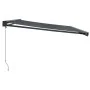 Toldo retráctil aluminio y tela gris antracita 4x3 m von , Markisen - Ref: Foro24-3154563, Preis: 462,60 €, Rabatt: -5%%