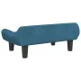 Sofá para niños de terciopelo azul 70x40x24 cm | Foro24.es | Tu tienda online para hogar, jardín y más Foro24.es