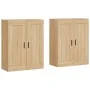 Armarios de pared 2 uds madera de ingeniería roble Sonoma by , Sideboards - Ref: Foro24-3198036, Price: 141,42 €, Discount: -5%%