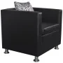 Sillón de cuero sintético negro by , Armchairs - Ref: Foro24-242210, Price: 210,31 €, Discount: -5%%
