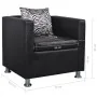 Sillón de cuero sintético negro by , Armchairs - Ref: Foro24-242210, Price: 210,31 €, Discount: -5%%