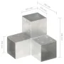 Conectores de postes en Y 4 uds metal galvanizado 101x101 mm by , fence posts - Ref: Foro24-145482, Price: 85,22 €, Discount:...