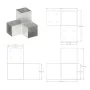 Conectores de postes en Y 4 uds metal galvanizado 101x101 mm by , fence posts - Ref: Foro24-145482, Price: 85,22 €, Discount:...